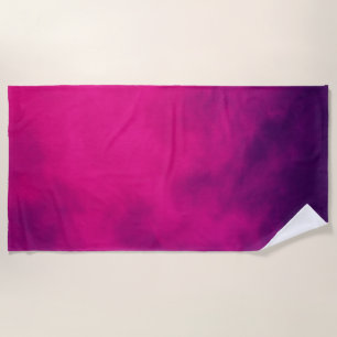 Magenta Purple Beach Towel – Customizable