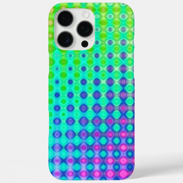 Magenta Purple Blue Green Yellow Pink Case-Mate iPhone Case (Back)