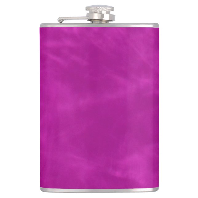 Magenta Purple Hip Flask (Front)