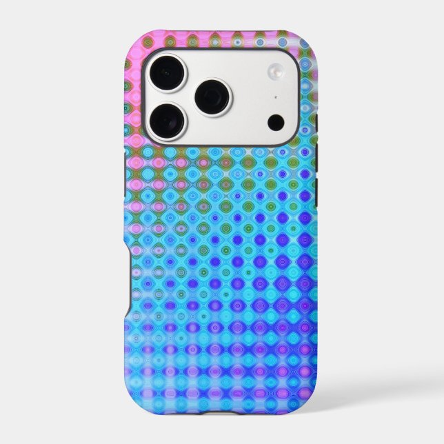 Magenta Purple Pink Blue Pattern (Back)