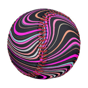 Magenta Purple Pink Navy Pattern Baseball