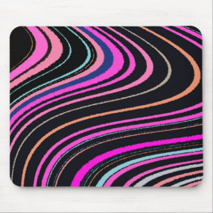 Magenta Purple Pink Pattern Mouse Mat