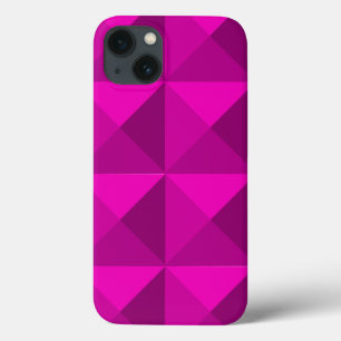 Magenta Pyramids  iPhone 13 Case