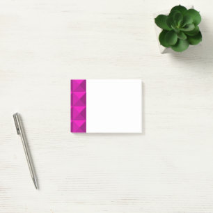 Magenta Pyramids Post-it Notes