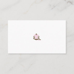 Magenta-Red, Yellowish Orange  decorative Appointment Card