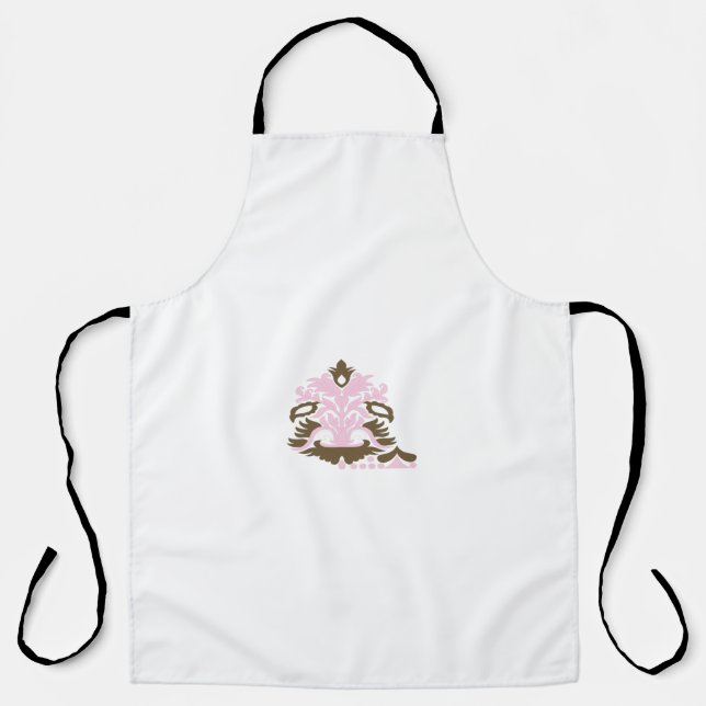 Magenta-Red, Yellowish Orange  decorative Apron (Front)
