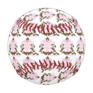 Magenta-Red, Yellowish Orange  decorative Baseball