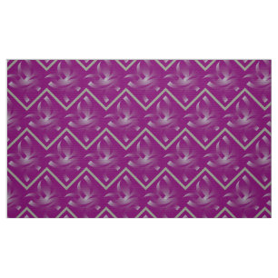 Magenta ribbons fabric