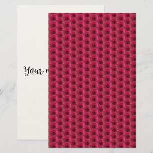 Magenta Roses Stationery