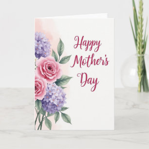 Magenta Script Happy Day Card