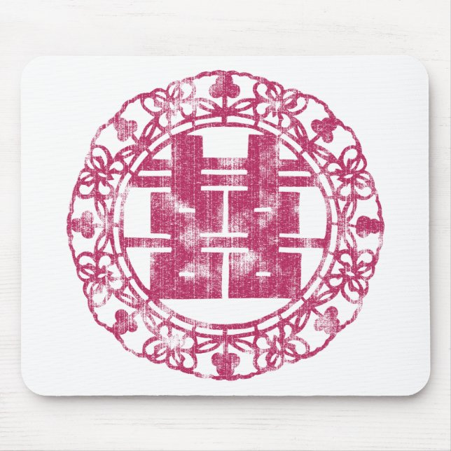 Magenta Shuan Xi Mouse Mat (Front)