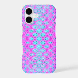 Magenta, Sky Blue, and Navy Retro Geometric