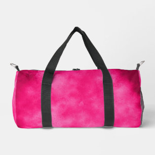 Magenta Sky Cloud Effect Duffle Bag