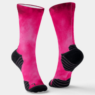 Magenta Storm Cloud  Socks