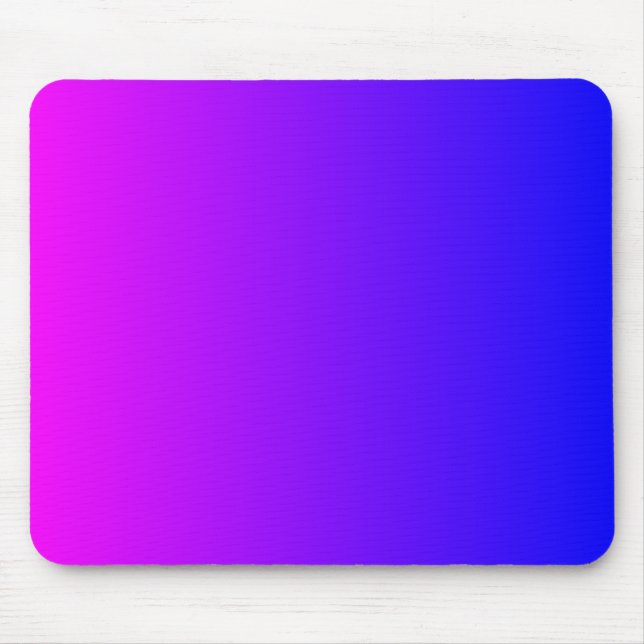 Magenta to Blue Gradient Mouse Mat (Front)