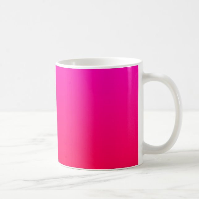 Magenta to Red Gradient Coffee Mug (Right)