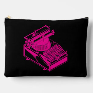 Magenta Type Writing Machine Magenta Accessory Pouch