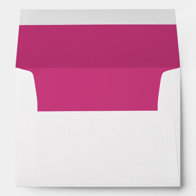 Magenta Wedding Envelope (Back (Bottom))