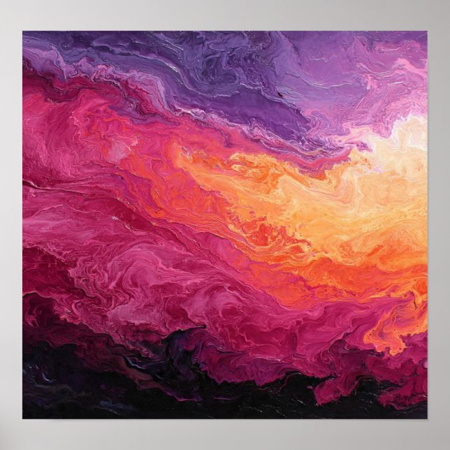 MagentaSunSet Poster (Front)