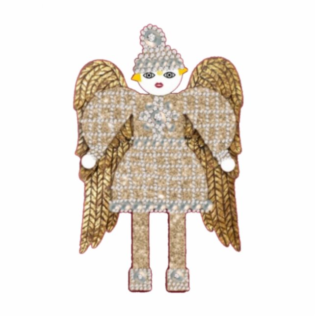 Magestic Martzkin Angel Ornament Photo Sculpture Decoration (Front)