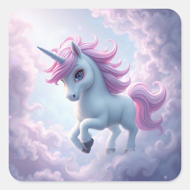Magestic Unicorn Stickers (Front)