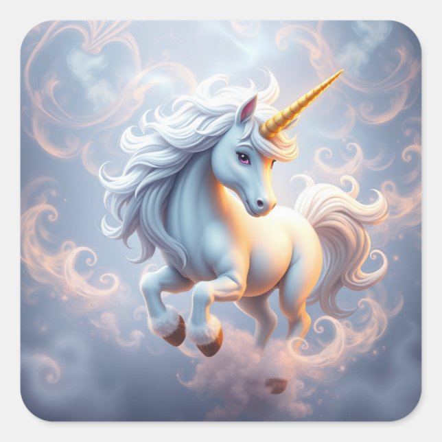 Magestic Unicorn Stickers (Front)