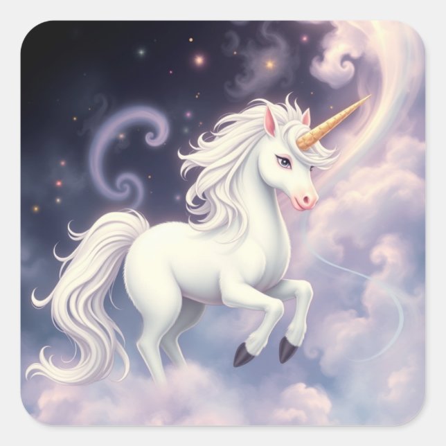 Magestic Unicorn Stickers (Front)