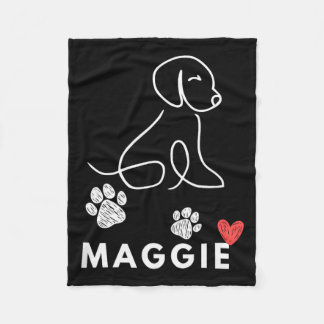 Maggie Dog Nasogovernment Agencyl Plgovernment Fleece Blanket