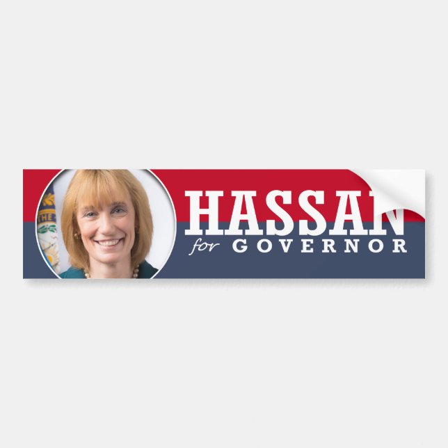 MAGGIE HASSAN CAMPAIGN BUMPER STICKER (Front)