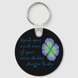 Maggie Kuhn - keychain