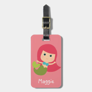 Maggie Mermaid Luggage Tag