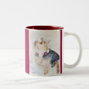 Maggie...with...Jingle Bells!...Mug. Two-Tone Coffee Mug
