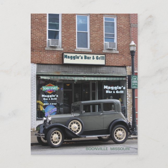 Maggie's Bar & Grill Postcard (Front)