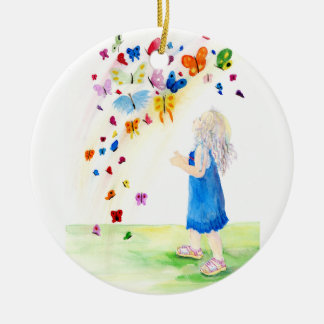 Maggie's Butterflies Ceramic Tree Decoration