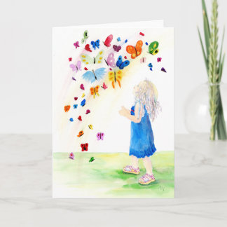 Maggies Butterflies Greeting Card