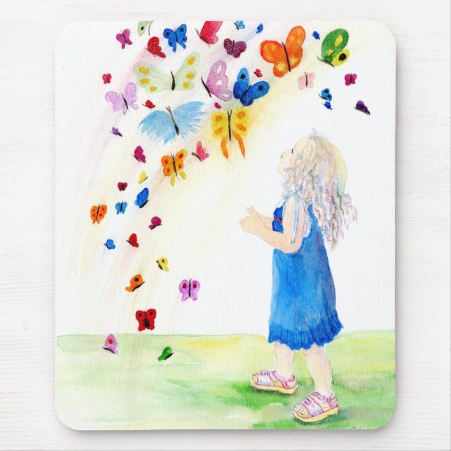 Maggies Butterflies Mousepad (Front)