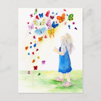 Maggies Butterflies Postcard