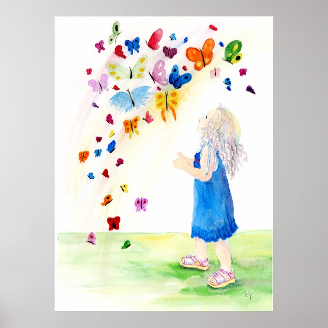 Maggies Butterflies Print (Front)