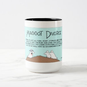 Maggot Divorce Two-Tone Coffee Mug