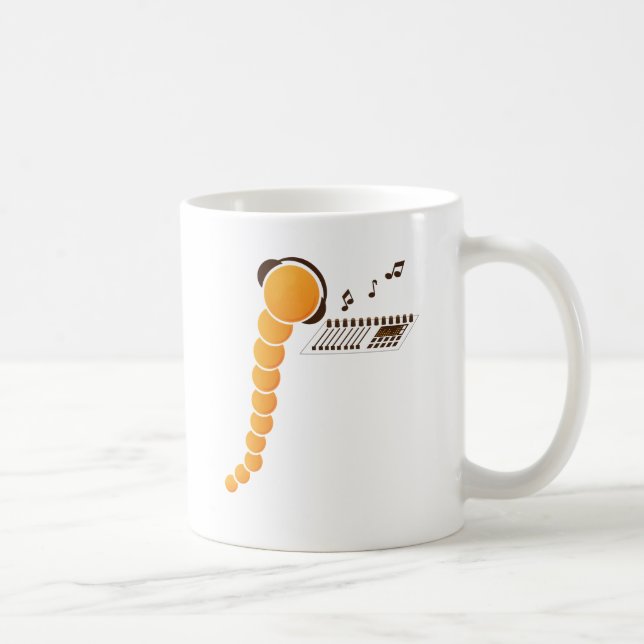 maggot worm-dj coffee mug (Right)