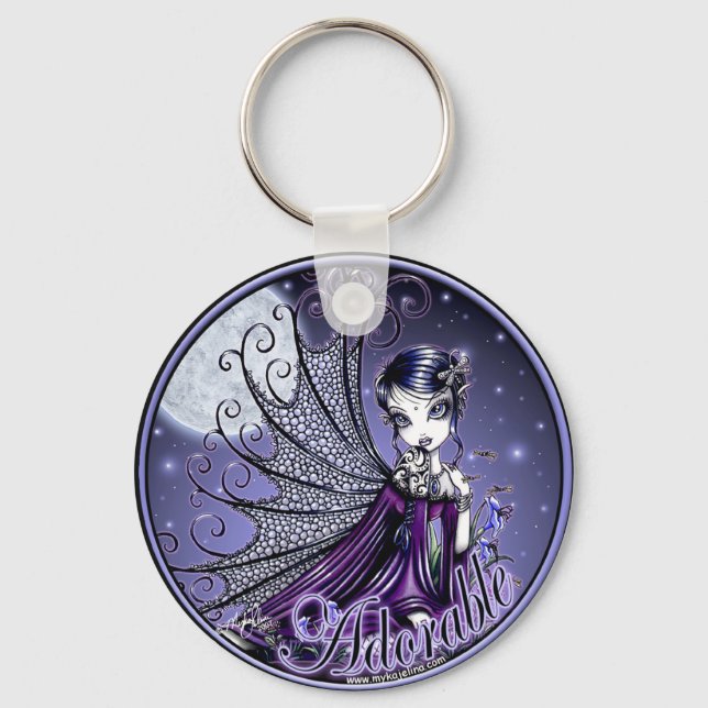 Maggy Blue Moon Adorable Fairy Keychain (Front)