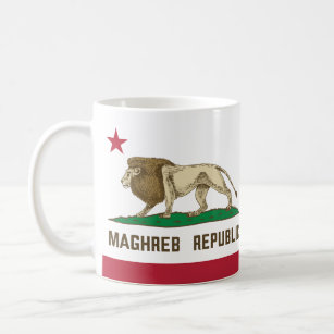 Maghreb Republic Lion Flag Berber Pride Coffee Mug