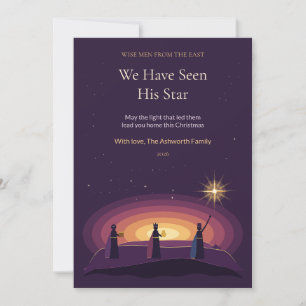 Magi Dusk Family Christmas Card