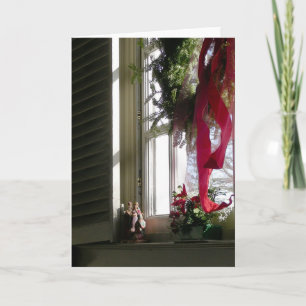 Magi in Window Sill Holiday Card