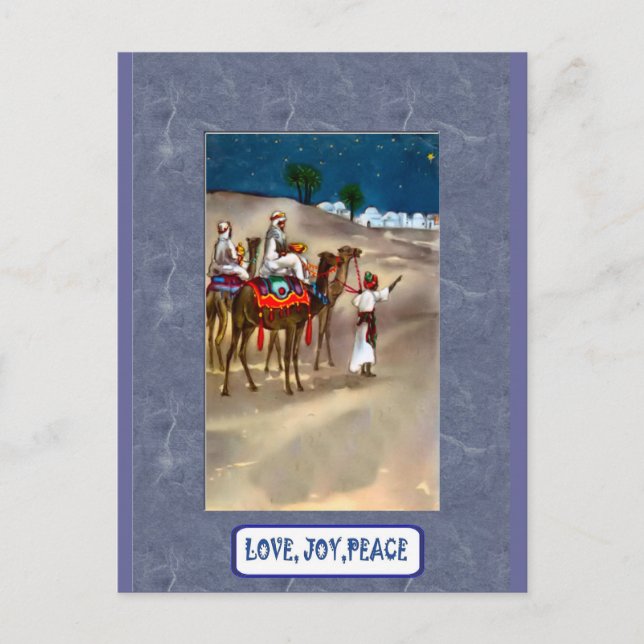 Magi sighting Bethleham Postcard (Front)
