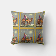 Magi Wise Men Holiday Pillow
