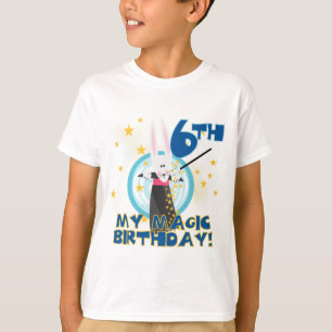 Magic 6th Birthday Tshirts and Gifts