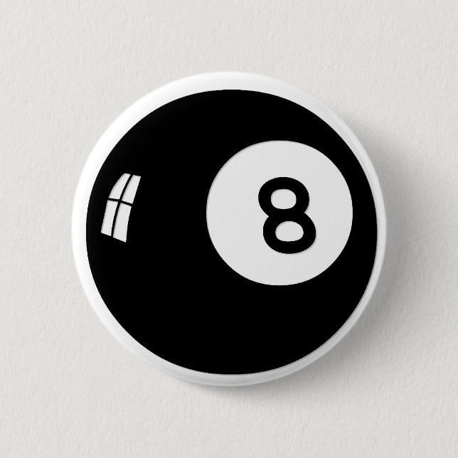 Magic 8 Ball 6 Cm Round Badge (Front)