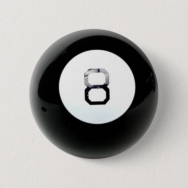 Magic 8 Ball Button (Front)
