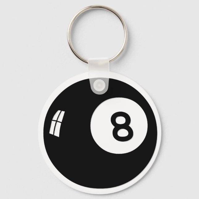 Magic 8 Ball Key Ring (Front)